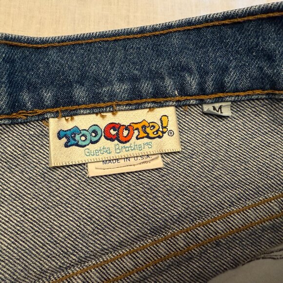 Too Cute Charlie Brown and Snoopy Baseball Denim Jeans Size Medium - Picture 6 of 10
